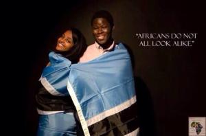 "Africans do not all look alike."